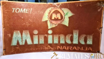 Chapa Mirinda litografiada de almacén antiguo