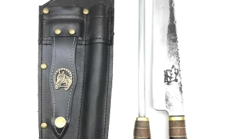 Cuchillo Y Chaira Nuevos Sello Javali
