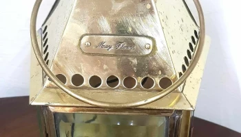 Farol en bronce vidrios biselados