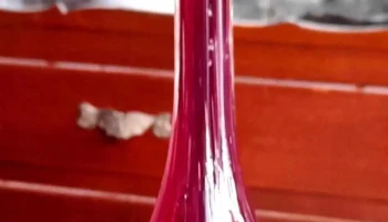 Florero suspiro cristal murano