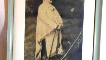 Fotografía de Aparicio Saravia encuadrada