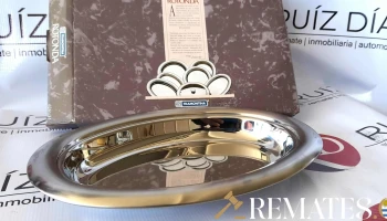 fuente oval de acero inox