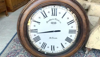 Gran Reloj Circular 0,90 Diam. De Pared A Pila
