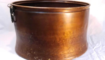 Gran tacho en metal cobreado sano 50 lts