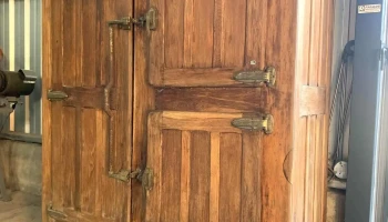 Heladera 3 Puertas En Roble 1,60 X 0,85 X 2,13 Alto (para Restaurar)