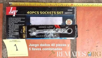 juego de dados 40 piezas mas set 5 llaves