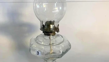 Lampara A Queroseno Tanque De Vidrio