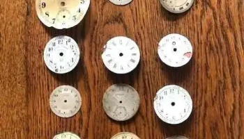 lote con 16 esferas antiguas de relojes de bolsillo