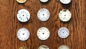 lote de 18 esferas de relojes de bolsillo antiguo