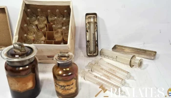 Lote de farmacia antiguo