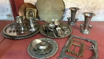Lote De Piezas De Metal