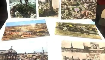 lote de postales de mitad del siglo pasado, europeas