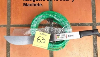 manguera 10 metros mas machete