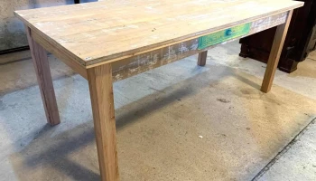 Mesa 1 Cajon Patas En Pinotea 1,80 x 0,87 x 0,79 alto