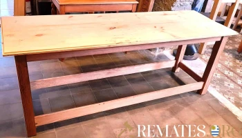 Mesa de arrime pino viejo