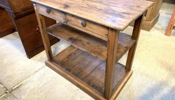 Mesa De Arrimo 2 Cajones 0,90 X 0,49 X 0,78 Alto
