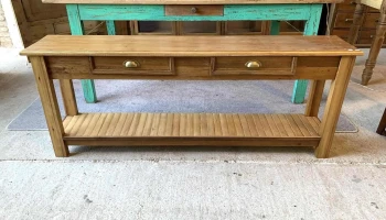 Mesa De Arrimo Baja 2 Cajones 1,67 X 0,30 X 0,66 Alto