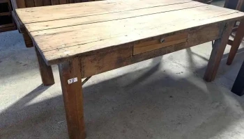 Mesa Ratona Con Cajon, 1,24 X 0,71 X 0,50 Alto
