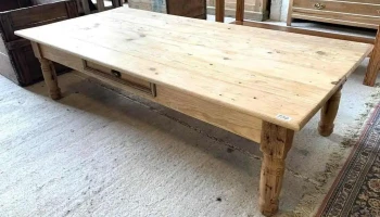 Mesa Ratona En Pino Y Pinotea Doble Frente 1,70 X 0,79 X 0,45 Alto