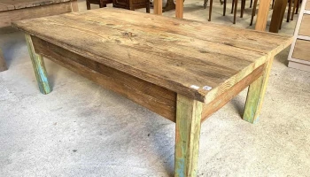 Mesa Ratona En Pinotea 1,30 X 0,70 X 0,45 Alto