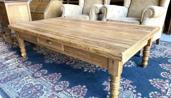 Mesa Ratona En Pinotea 1,57 X 0,90 X 0,47 Alto