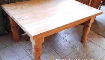 Mesa ratona patas torneadas paraiso