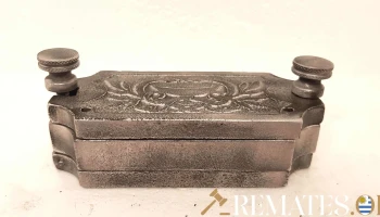 Molde antiguo aluminio francés hacer supositorios