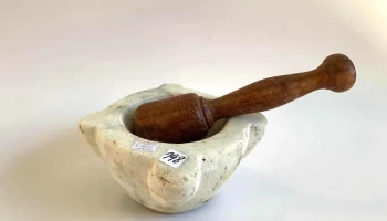 Mortero Chico Con Pilon 0,15 Diam. X 0,20 Alto