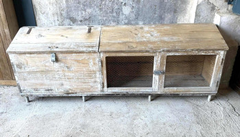 Mueble Harinero C/ Alacena Con Tejido 2,42 X 0,48 X 0,88
