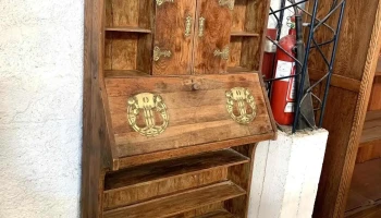 Mueble Secreter Archivador En Roble 0,85 X  0,32 X  2m