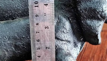 Perro limpiabotas de fundicion