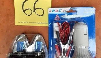 portatil 12 volt + kit de luces zenon