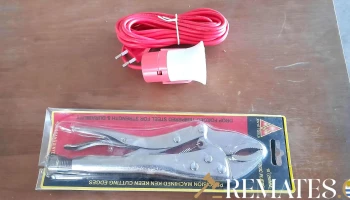 portatil de 5m y pinza morza