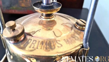 Primus de viaje antiguo Nro 97 sueco con caja
