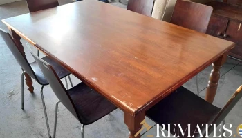 r juego de comedor moderno, mesa y 6 sillas