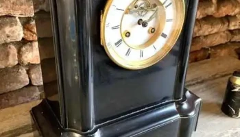 Reloj De Sobre Mesa Caja De Marmol 0,33 X 0,17 X 0,38alto