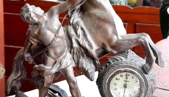 Reloj En Petit Bronce Funciona