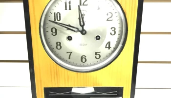 Reloj Pendulo Cuerda 15 Dias, Funcionando
