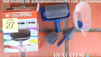 set rodillo con deposito pintura