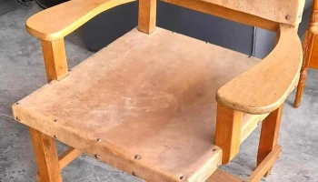 silla matera en pino y suela (Precio Individual)