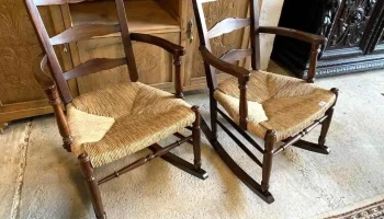Sillas Mecedoras  Asiento Totora