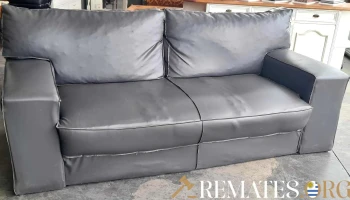 sillon de 2 cuerpos de cuerina