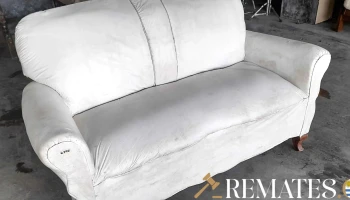sillon de 2 cuerpos en cuerina francez