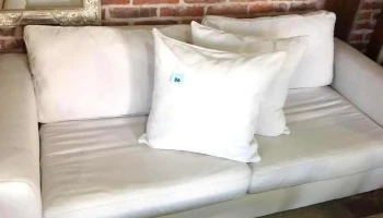 sofá 2 cuerpos tapizado entela Aqua clean