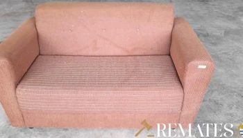 sofa cama de 3 cuerpos color ladrillo