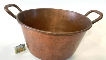 Tacho De Cobre 0,30 Diam X 0,18 Alto