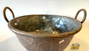 Tacho De Cobre 0,40 Diam. X 0,18 Alto
