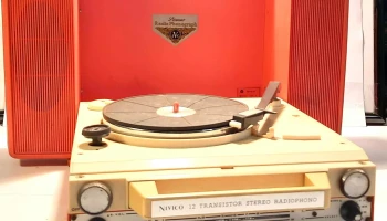 Tocadiscos Jvc Nivico Retro rosado a la vista