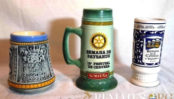 Tres  jarras Semana de la Cerveza de Paysandú