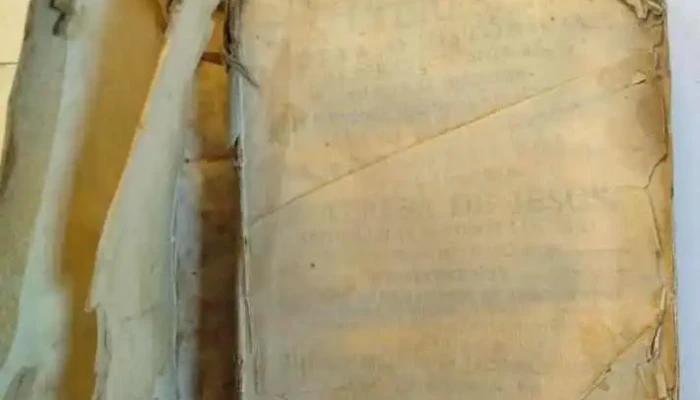 1 Libro De 1738 Con Tapa De Cuero De Cer 3 - 05-06-2021